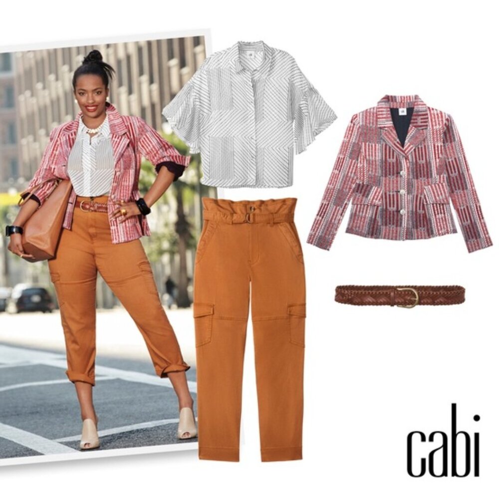 NWT | Cabi 6045 Paper Bag Cargo Pants